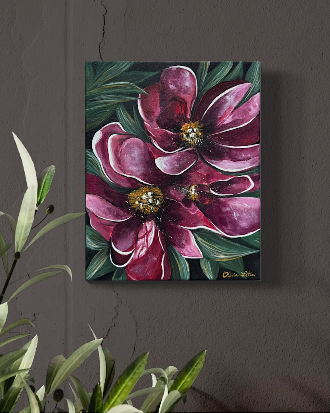 Ombres de Pourpre (24x30cm)