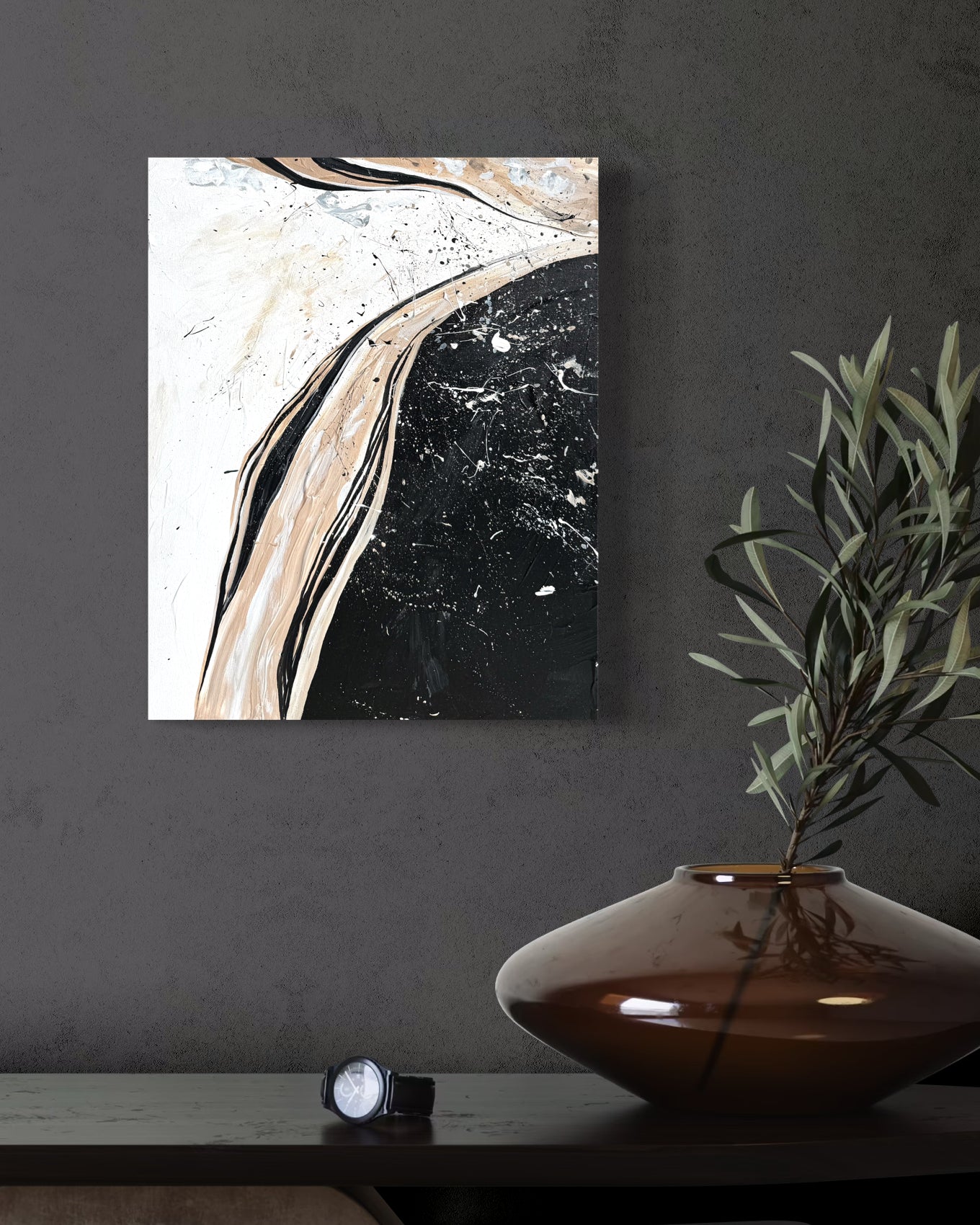 Sable Noir (40x50cm)